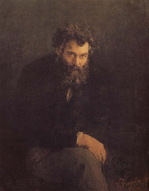 Ilia Efimovich Repin Shishkin portrait Spain oil painting art